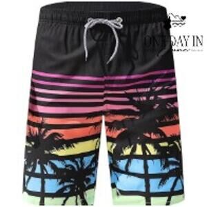 Adisputent Tropical Boardshorts Size L